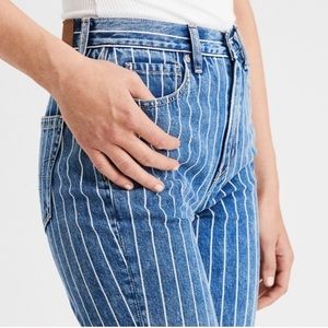 AE Retro Striped Mom Jeans